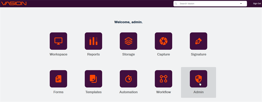 Admin App