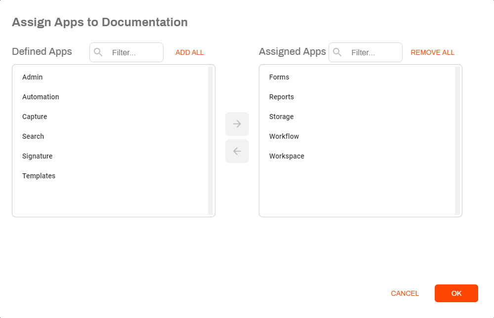 Assign group apps