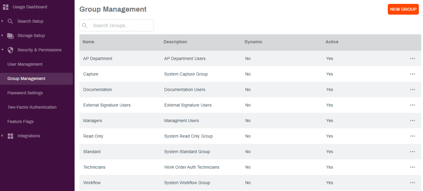 Group Management