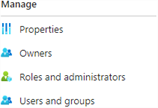 Enterprise application manage options