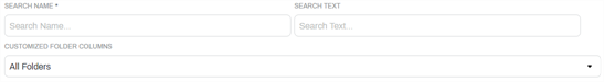 Search name and view options