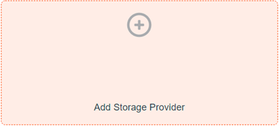 Add Storage Provider