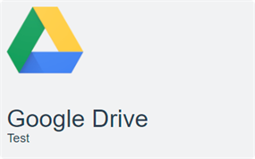 Google Drive storage connection