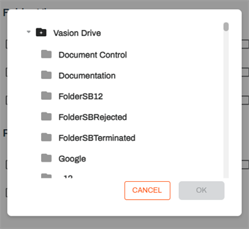 Select folder
