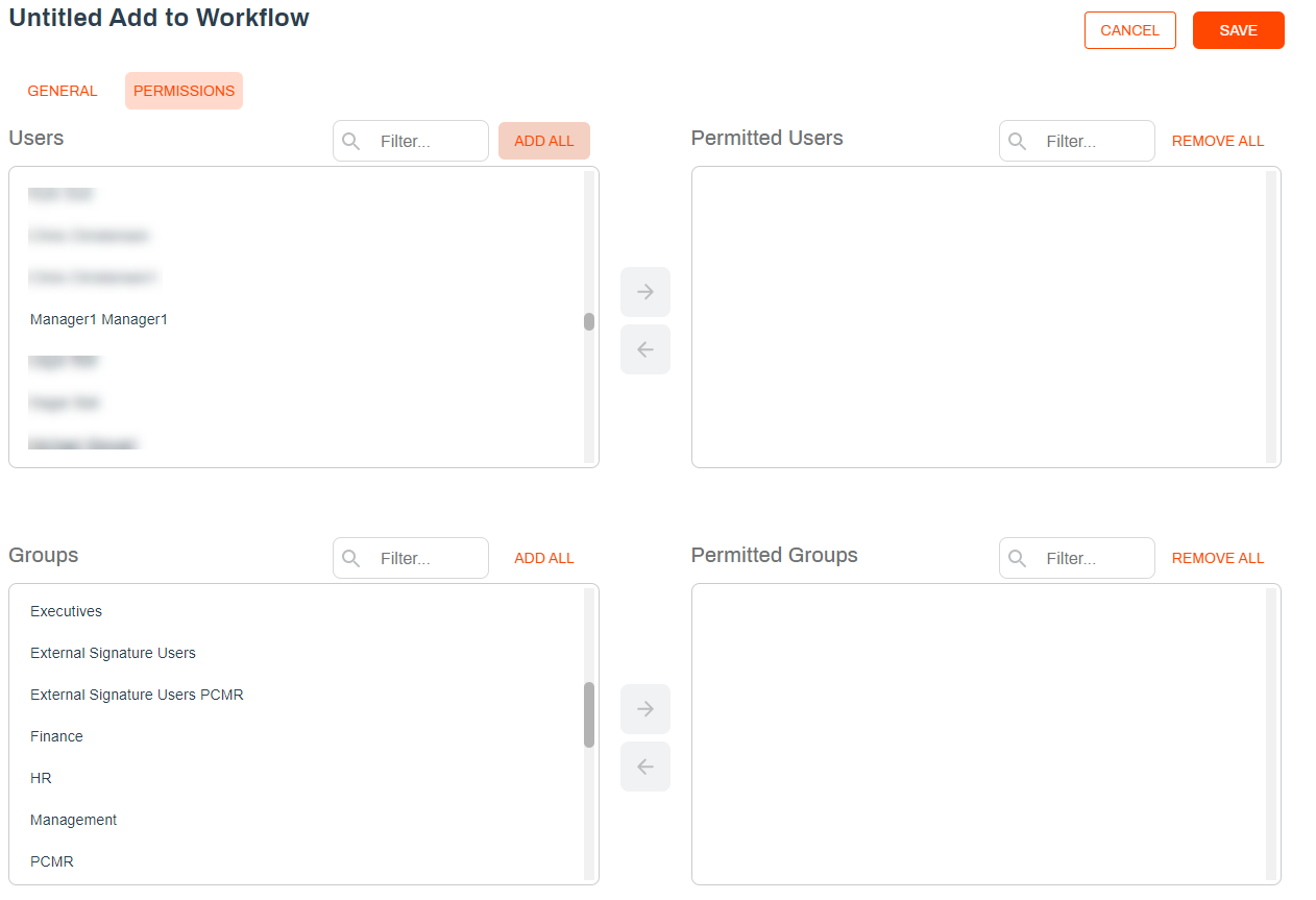 Automation permissions