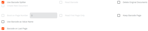 Barcode Last Page option
