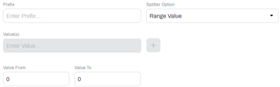 Value Range option