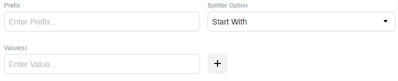 Start With option