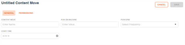 General Content Move configuration