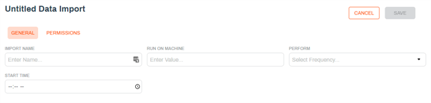 General Data Imporr Configuration