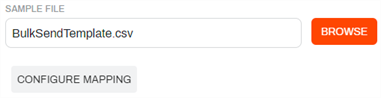 Upload a sample file to configure mapping