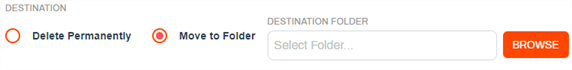 Destination options Destination options