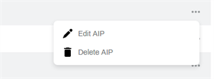 Existing configuration options