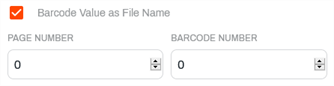 User Barcode value as file name option