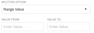 Range value options Range value options