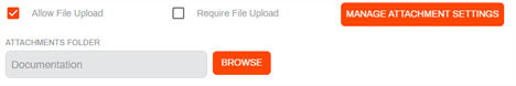 File attchment options