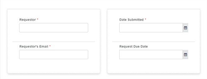 Column component with object fields