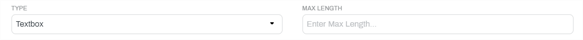 Textbox type field Texbox field
