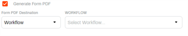 Save to workflow option