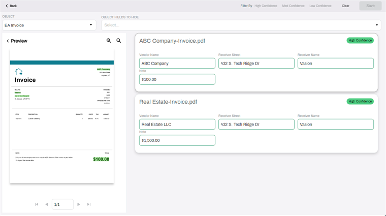Field Validation functionality