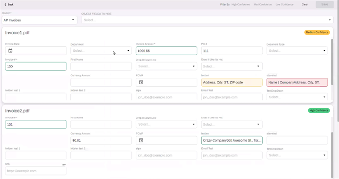 Document preview option toggled off