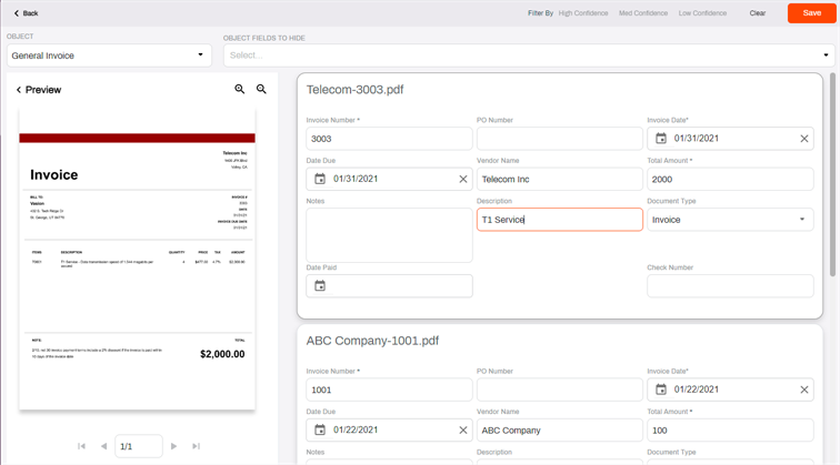 Edit documents in Field Validation