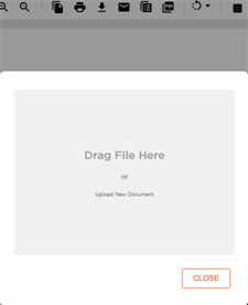 Upload file modal