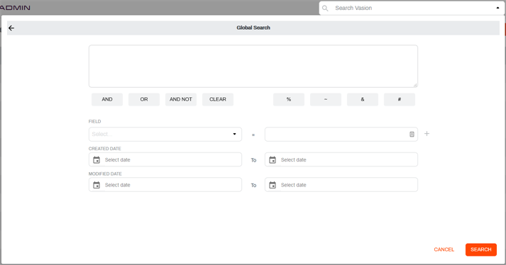 Full Text search options