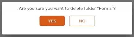 Delete folder
