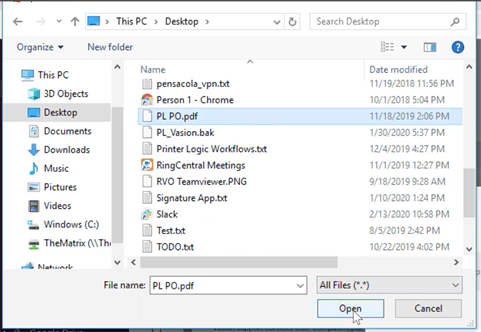 Windows explorer