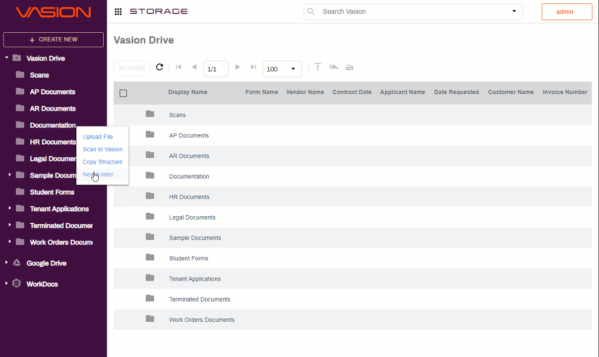 How to add a new subfolder