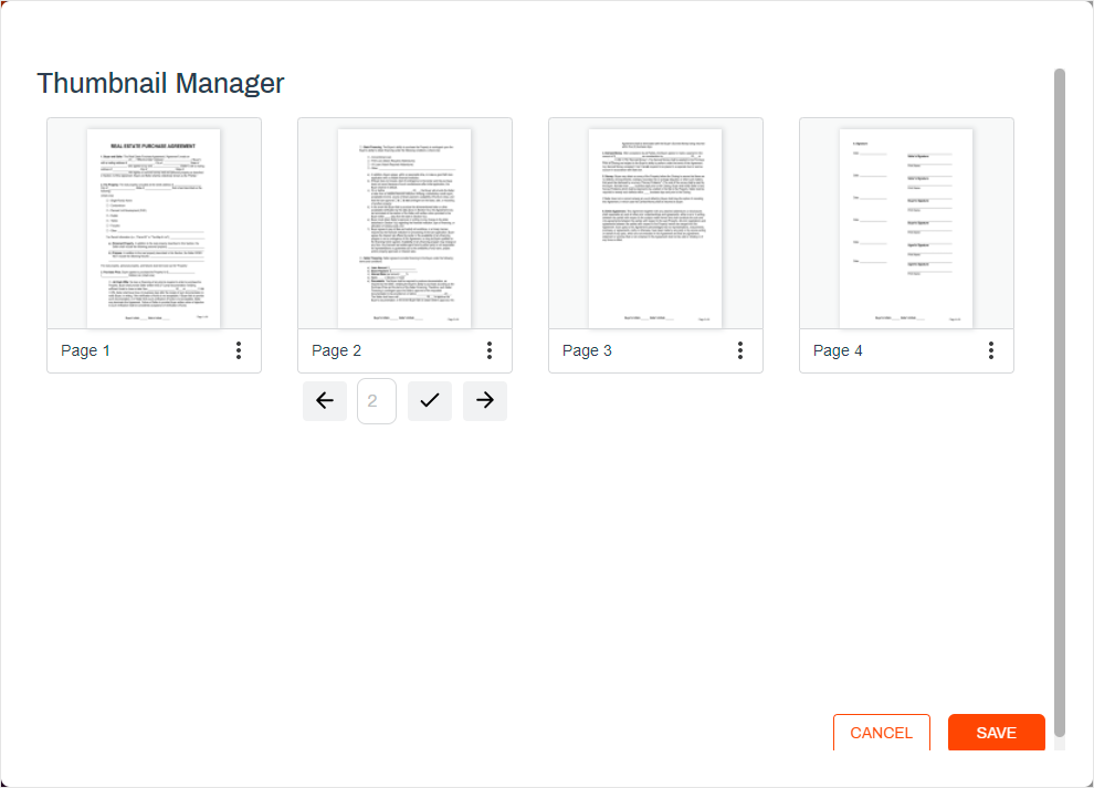 Thumbnail manager