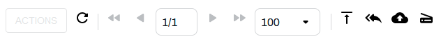 Storage toolbar