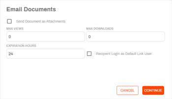 Send Link option