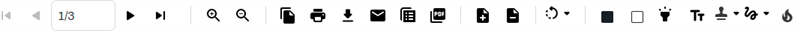 Document view top tool bar