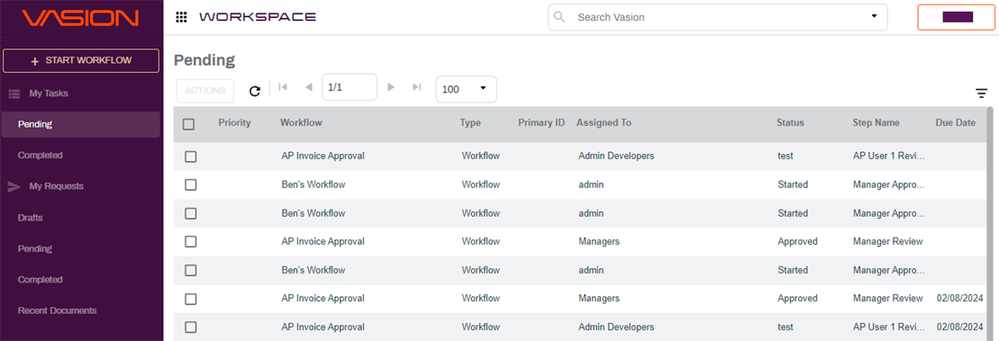 Worskpace app