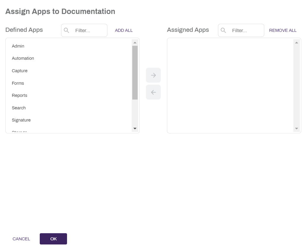 Assign group apps.