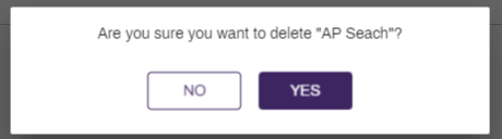 Delete confirmation.