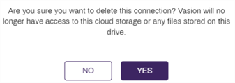 Delete confirmation modal.