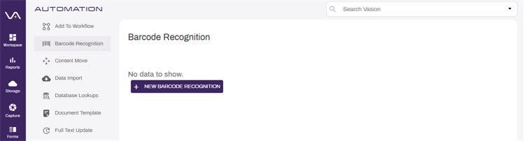 Automation - Barcode Recognition.
