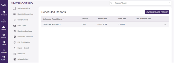 Automation - Scheduled Reports.