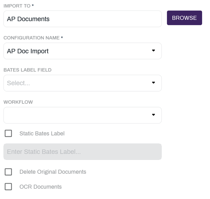 Build XML Import.