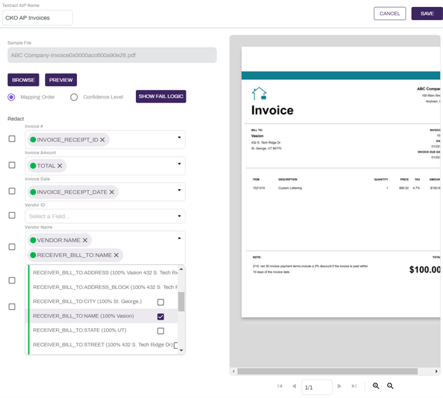Multple sample documents.