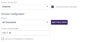 ML model and Object fields.