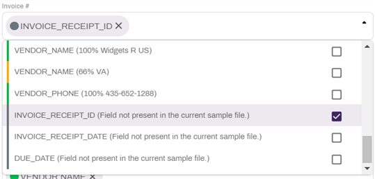 Mapped selection not present in current document.