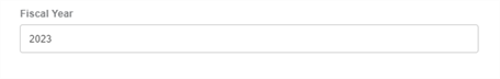 Number component configured to accept a year.
