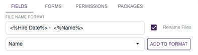 File Name Formatting.