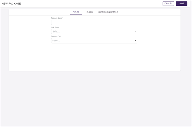 New package-Fields options.