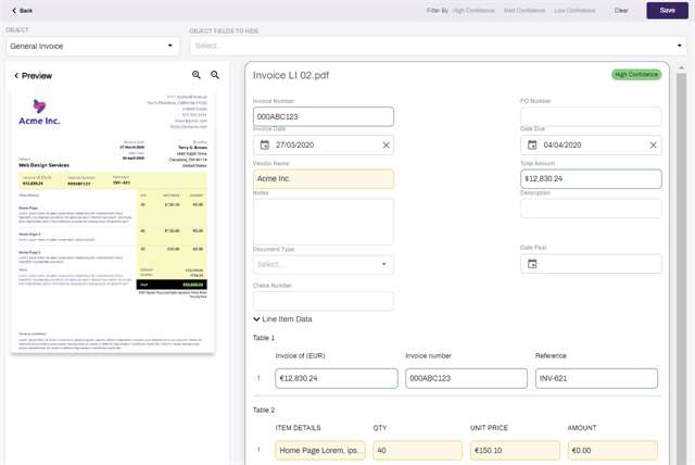 Field Validation viewer.
