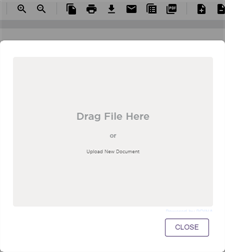 Upload file modal.